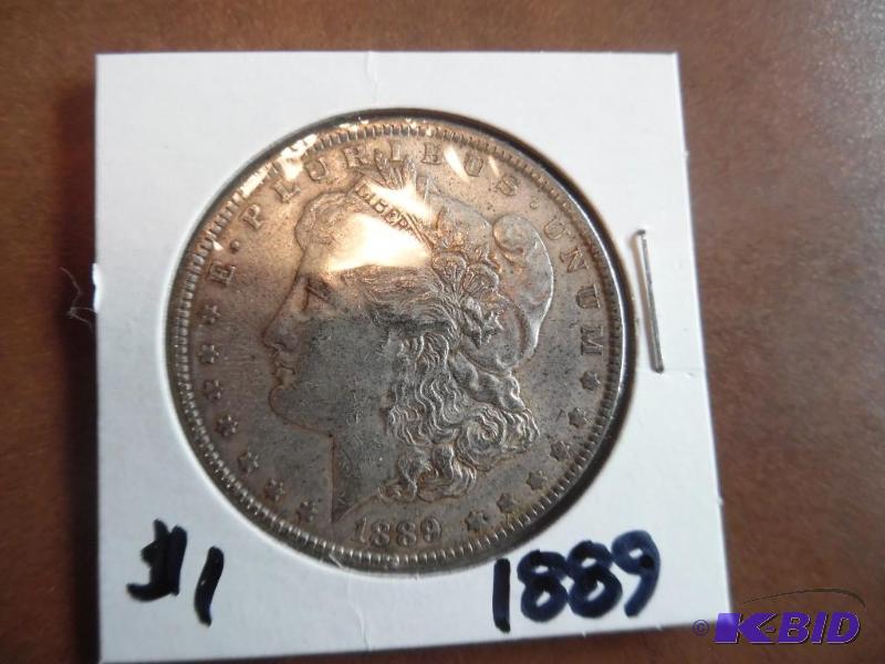 1889 Morgan Silver Dollar...
