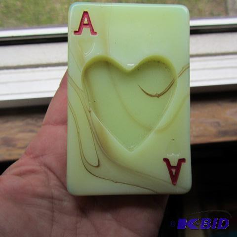 Art Deco Jadite Card Dishes