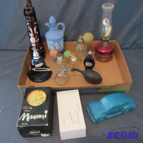 Cobalt & Perfume Bottles