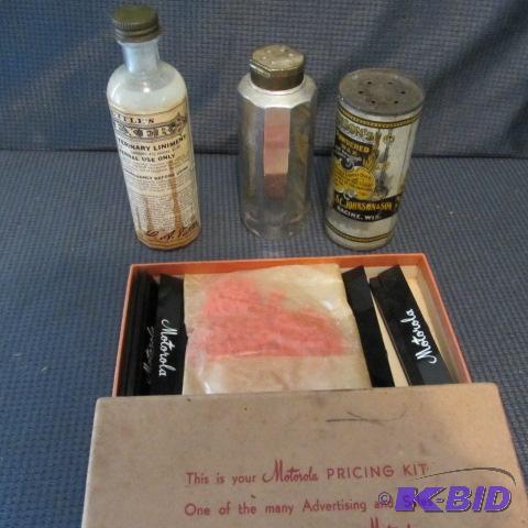 Vintage Bottles & Tins