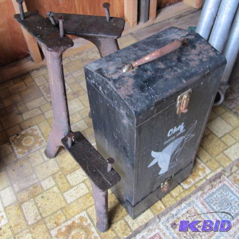 Charcoal Hopper, Cast Bench Legs