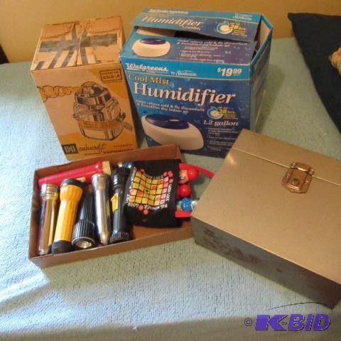 Flashlights, File, Humidifier