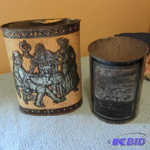 Vintage Trash Cans