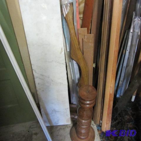 Pipe, Aluminum, Wood Trim