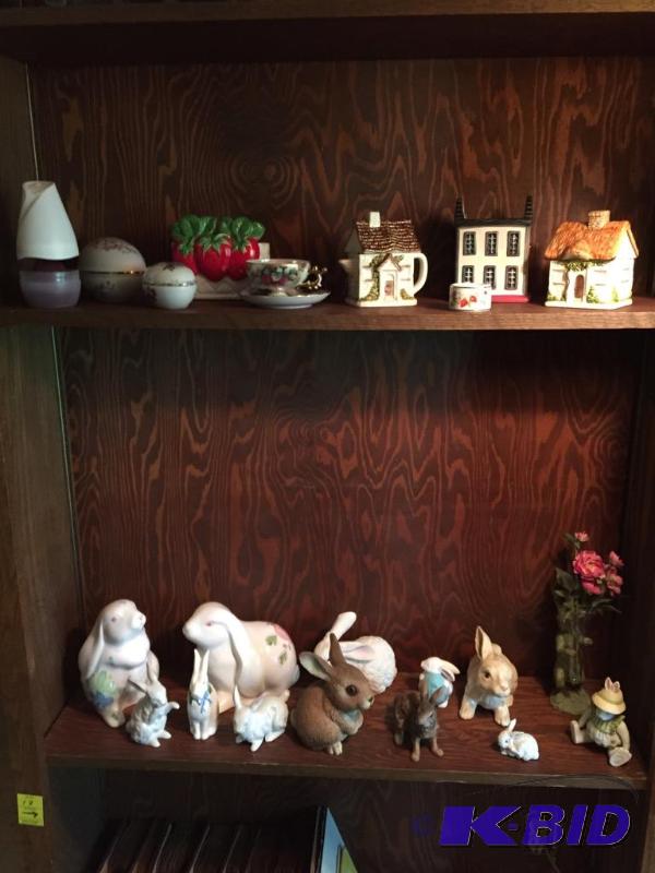 lot 16 image: Two Shelves of Knick Knacks