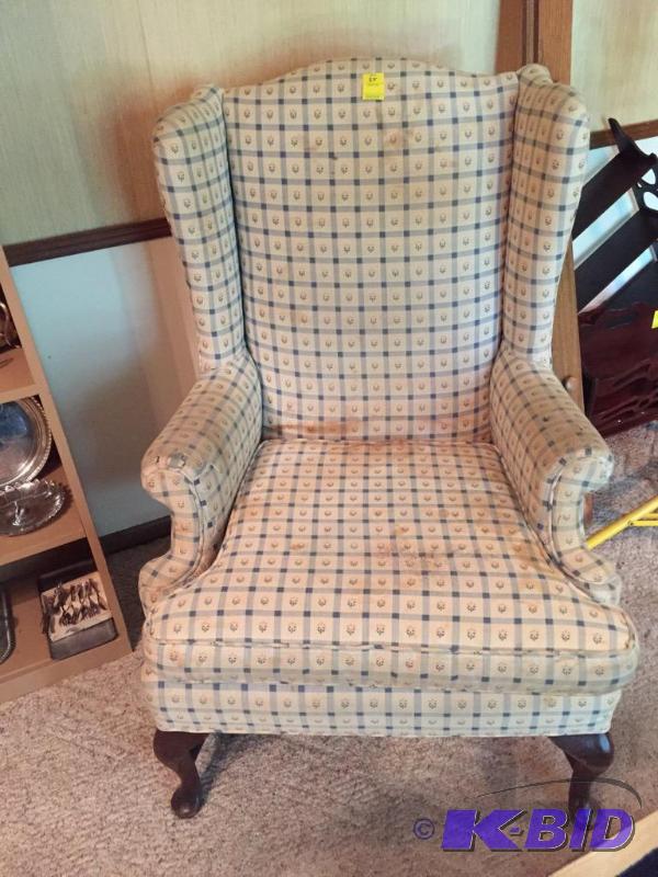 lot 35 image: Gabberts Wing Back Chair - Good Bones