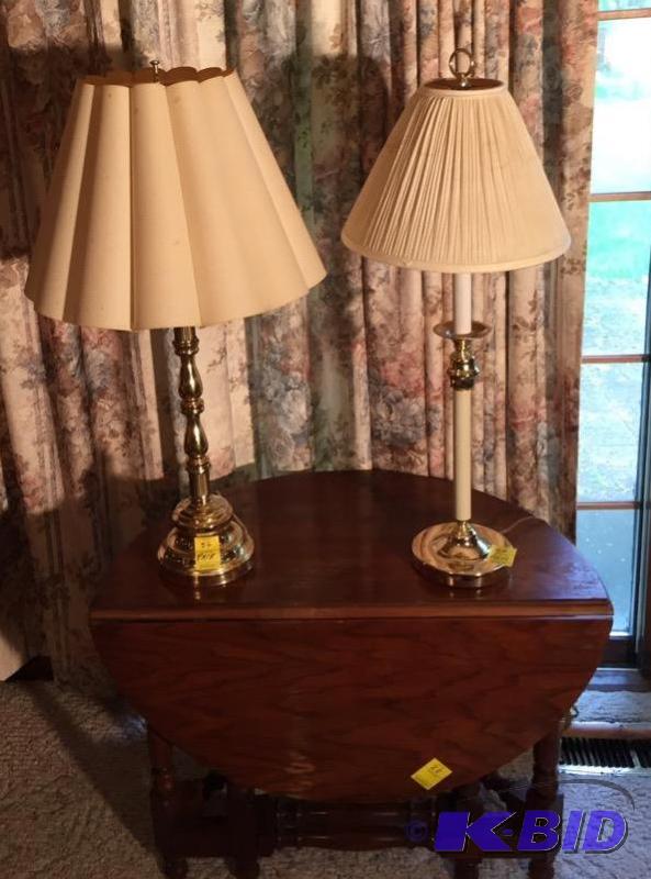 lot 37 image: Pair of Lamps with Shades