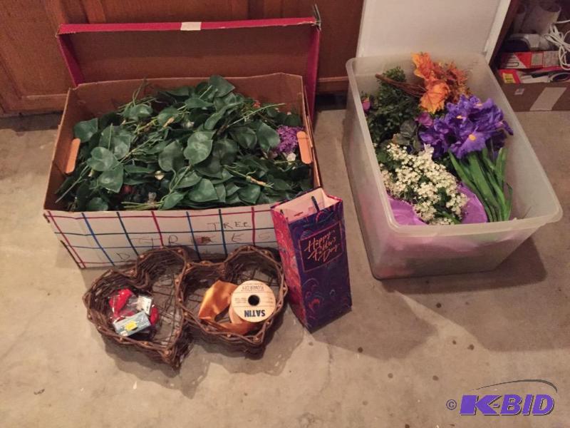 lot 67 image: Faux Flowers and other Floral Supplies