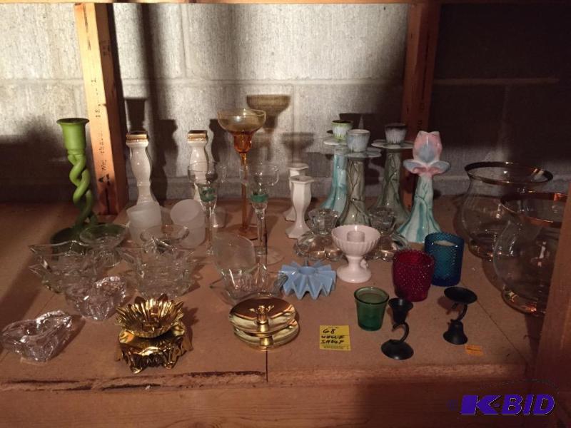 lot 68 image: Assorted Candle Holders