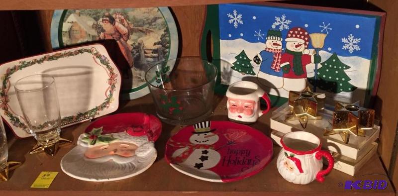lot 87 image: Assorted Christmas Items