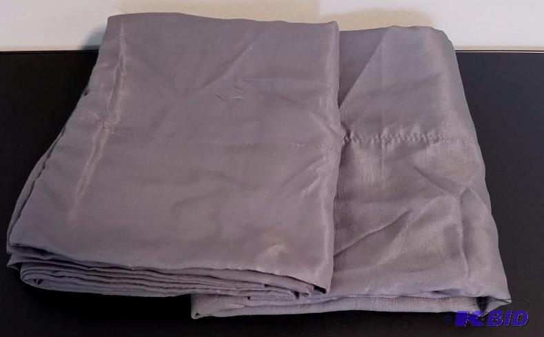 lot 28 image: JCP Home  Dark Gray Standard 2 Pillow cases.  Out of Package.