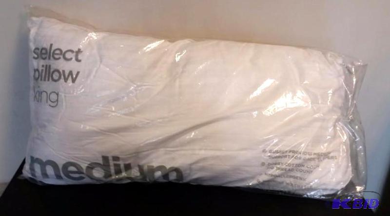 lot 42 image: JCP Home Medium King Size Pillow.  Still Sealed in Package.