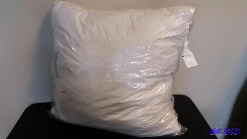 lot 44 image: JCP Home 26 Square Euro Pillow.  Sealed in Package.