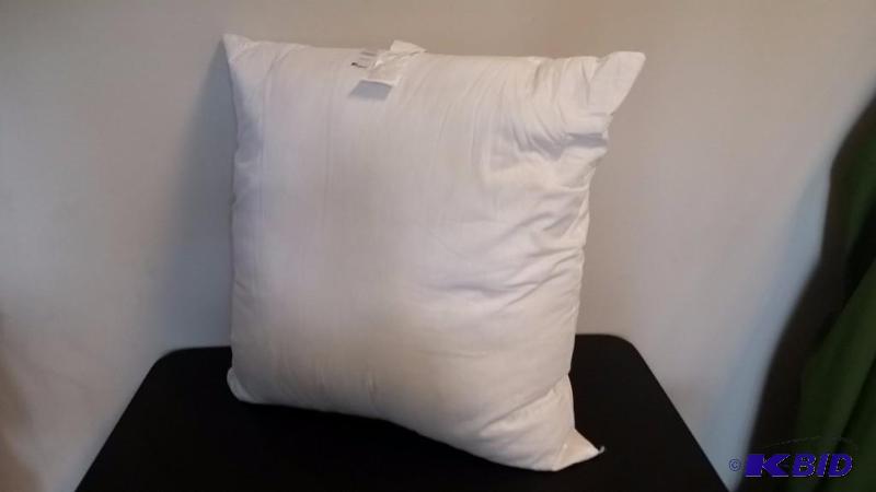 lot 45 image: JCP Home 26 Square Euro Pillow.  Out of Package. Clean.