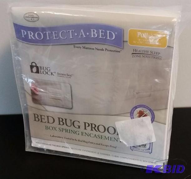 lot 47 image: Protect a Bed.  Bed Bug Proof Box Spring Encasement.  Still in Package.
