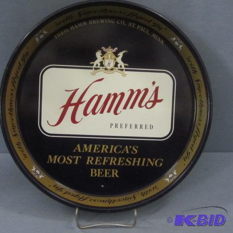 lot 103 image: Vintage Hamms Tray