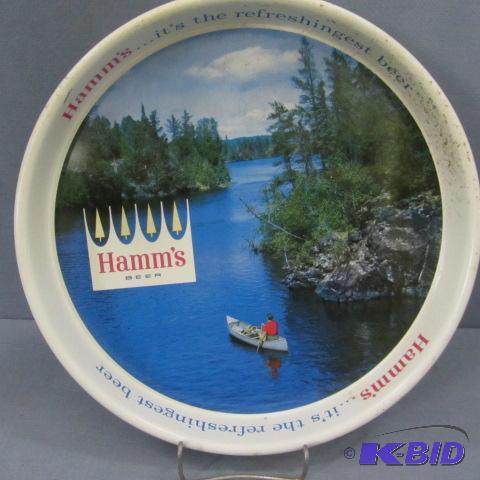 lot 104 image: Vintage Hamms Tray