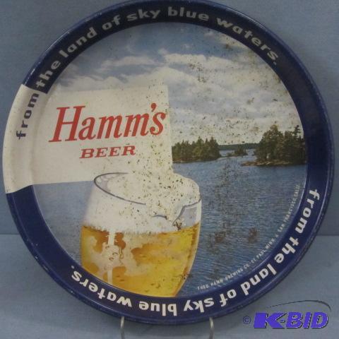 lot 105 image: Vintage Hamms Tray