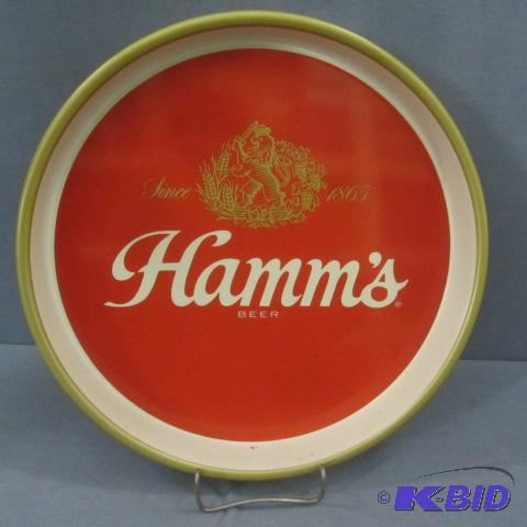 lot 106 image: Vintage Hamms Tray