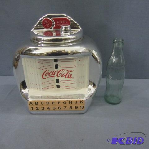lot 121 image: Vintage Coca Cola Bottle & Cookie