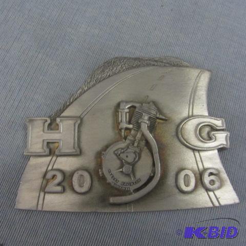 lot 162 image: Harley Davidson Pewter Buckle