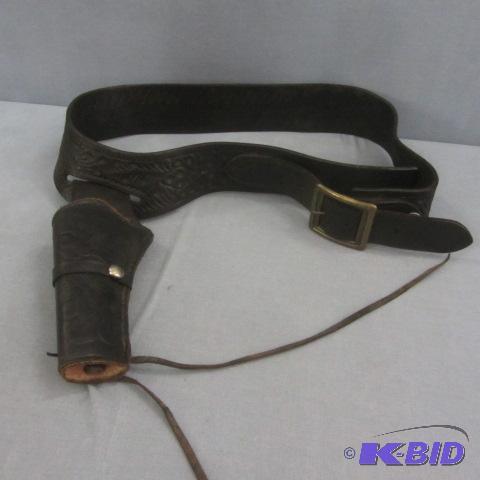 lot 166 image: Cowboy Holster & Shell Belt