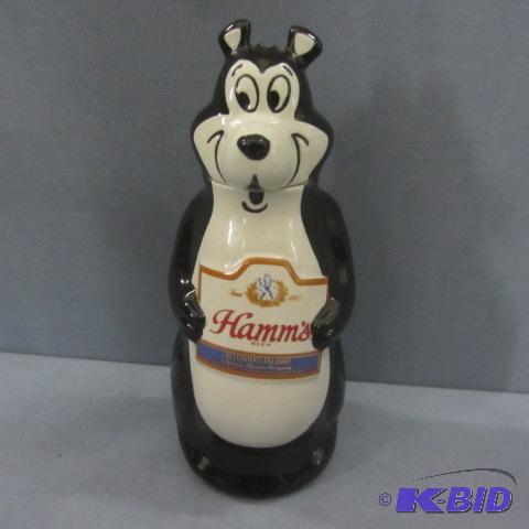 lot 18 image: Hamms Beer Bear Decanter