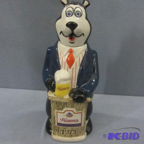lot 19 image: Hamms Beer Bartender Decanter