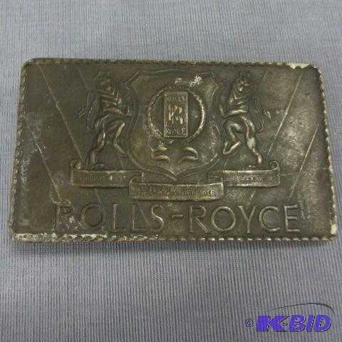 lot 25 image: Rolls Royce Belt Buckle