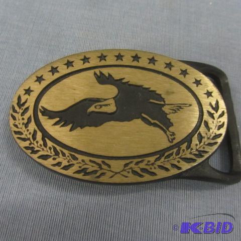 lot 26 image: Bald Eagle Belt Buckle