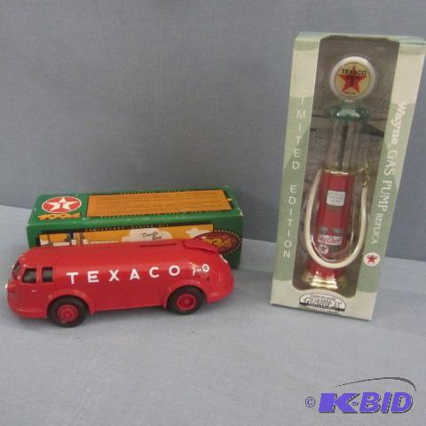 lot 39 image: Texaco Gas Pump & Tanker