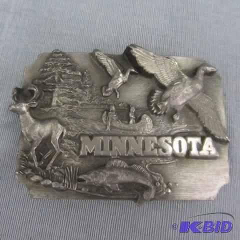lot 60 image: Minnesota Belt Buckle
