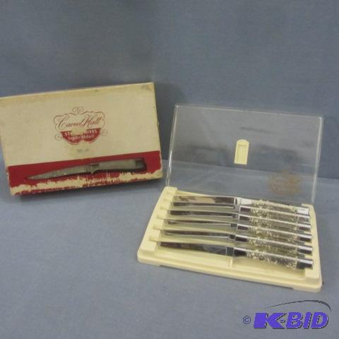 lot 9 image: Vintage Steak Knives