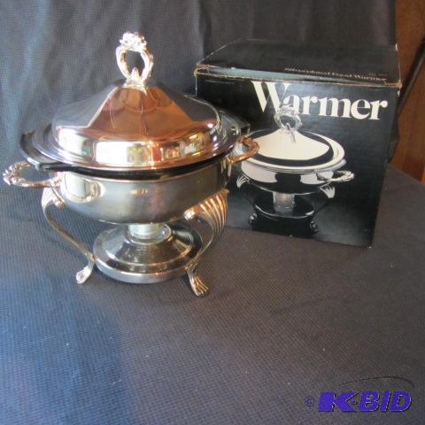 lot 138 image: Silver Plate Food Warmer