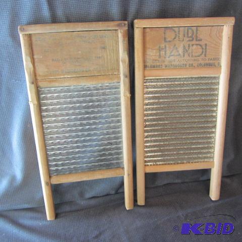 lot 31 image: Vintage Washboards
