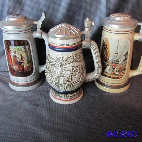 lot 32 image: Beer Steins