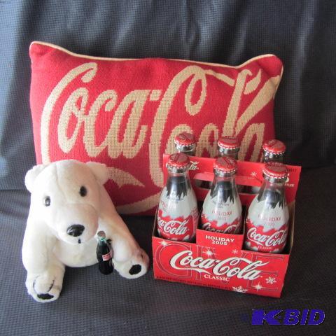 lot 45 image: Coca Cola Bottles, Pillow