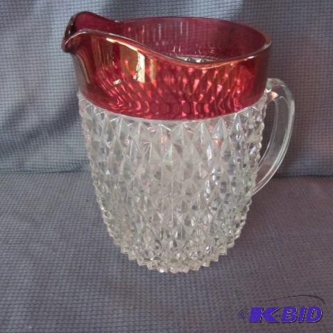 lot 5 image: Kings Crown EAPG Pitcher
