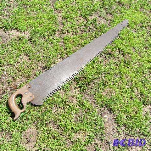 lot 58 image: Vintage Cross Cut Saw