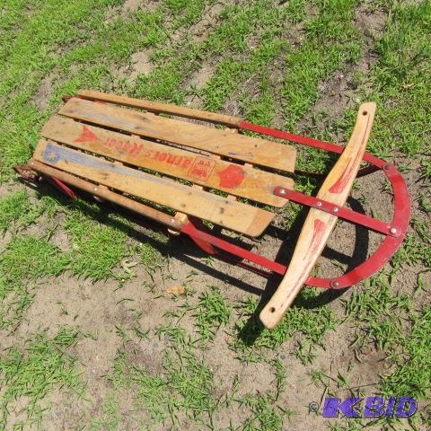 lot 60 image: Steel Runner Sled