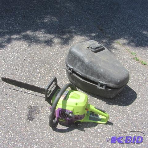 lot 100 image: Poulan Chainsaw