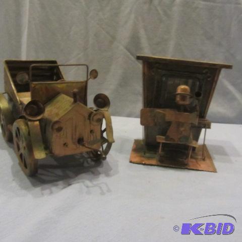lot 105 image: Copper Music Boxes