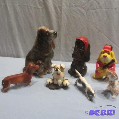 lot 25 image: Dog Figurines