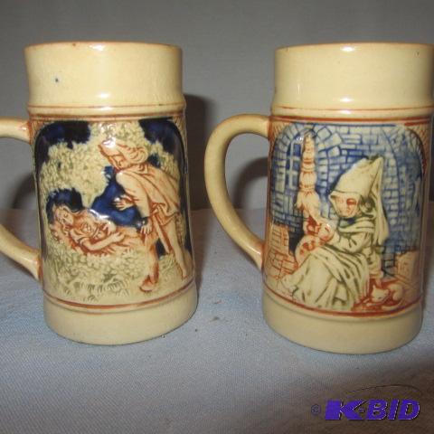 lot 27 image: German Beer Steins