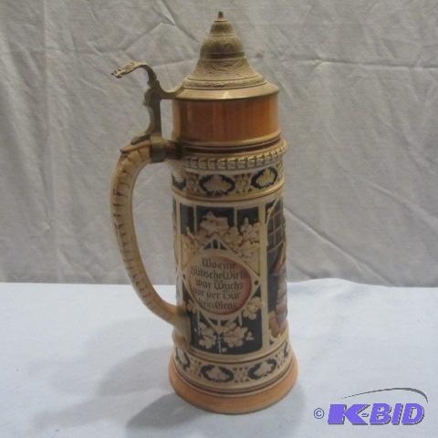 lot 28 image: German Beer Steins