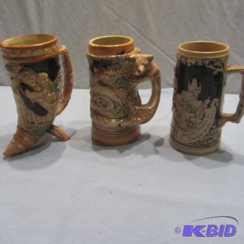 lot 31 image: German Beer Steins