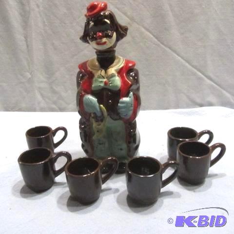 lot 32 image: Clown Decanter