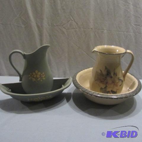 lot 40 image: Home & Garden Pitcher & Bowl
