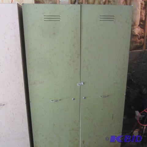 lot 68 image: Heavy Duty Metal Closet