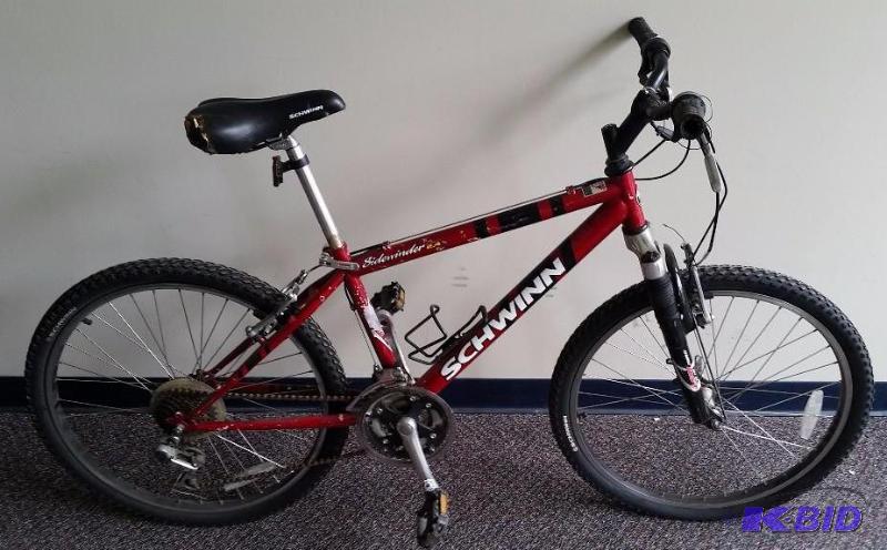 red schwinn mountain bike